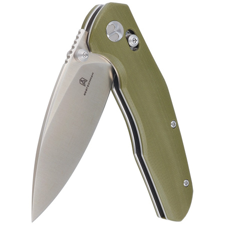Nóż składany Bestechman Ronan OD Green G10, Satin 14C28N (BMK02B)