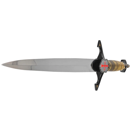 Sztylet Decor Habitat Templar Dagger Black/Gold ABS, Satin Stainless Steel (S0301)