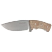 Viper Gianghi Brown Burlap Micarta, Stonewashed N690Co by Fabrizio Silvestrelli Knife (V4882IM)