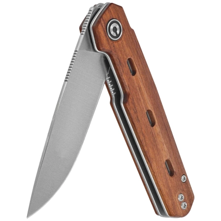 Nóż składany Civivi Navo Guibourtia Wood, Satin Nitro-V by Ostap Hel (C25015B-1)