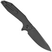 Nóż składany Kubey Nova Black G10, Black Stonewashed D2 (KU117B)