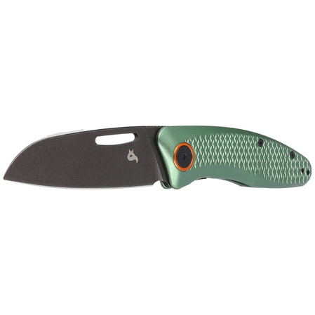 BlackFox Feresa OD GreenAluminium, Black Stone Washed D2 by Grigorii Matveev knife (BF-762 OD)