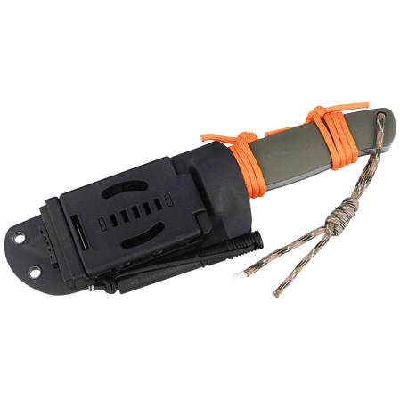 BlackFox Vesuvius OD Green G10, Stone Washed D2 by Alfredo Doricchi (BF-710 D2 OD)