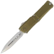 Nóż automatyczny OTF Microtech Combat Troodon Gen III D/E OD Green Aluminium, Satin M390MK by Tony Marfione (1142-4OD)