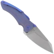 Nóż składany Kubey Sumo Blue Titanium, Stonewashed CPM 20CV by Jake Hoback (KB400C)