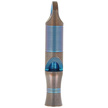 We Knife Whistle Blue Titanium with Brown Paracord (A-05BP)