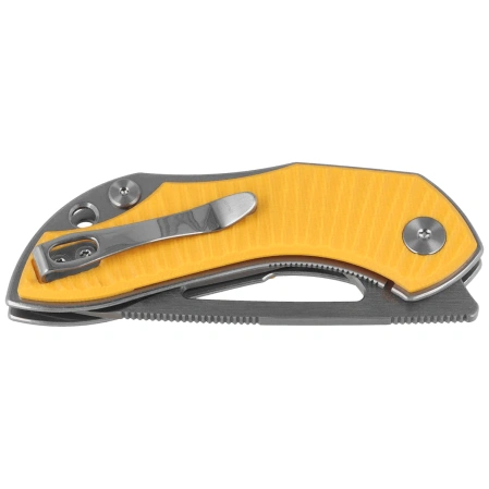 Bestechman Triassic Knife Yellow G10, Satin 14C28N by Denis Simonutti (BMK17B)