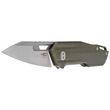 Bestech Toddler Knife OD Green G10, Satin / Stonewashed 14C28N by Maciej Torbé (BG64B)