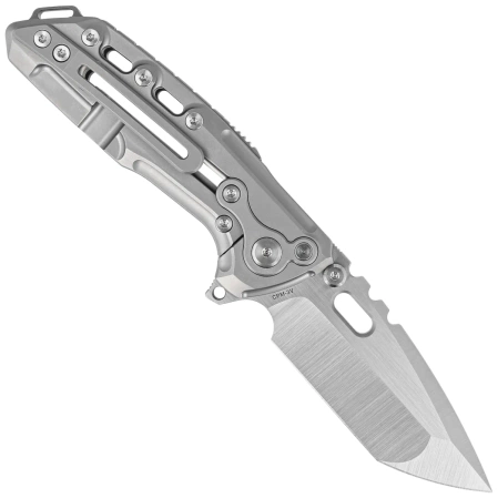 Reate T1000 Gray Titanium, Satin CPM 3V by Alvin Lee (T1000 TBB)