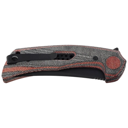 Reate PL-7 Knife Red / Black Micarta, Black PVD Nitro-V (PL-7 RDBKM PVD)