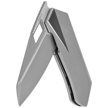 Nóż składany Remette RT-Woodpecker Gray Titanium, Hand Grinding Pearlescent M390 (RTWP-T)