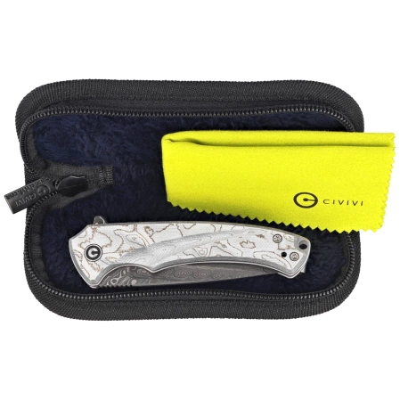 Civivi Voidflare Knife G10 w/ Aluminum Foil, Damascus (C24040-DS1)