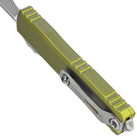Nóż automatyczny OTF Microtech Ultratech Gen IV S/E OD Green Aluminium, Apocalyptic M390MK by Tony Marfione (11214-10APOD)