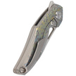 Nóż na szyję Bestech The Reticulan Grey/Colorful Titanium, Stonewashed/Satin CPM S35VN by Elijah Isham (BT1810E)