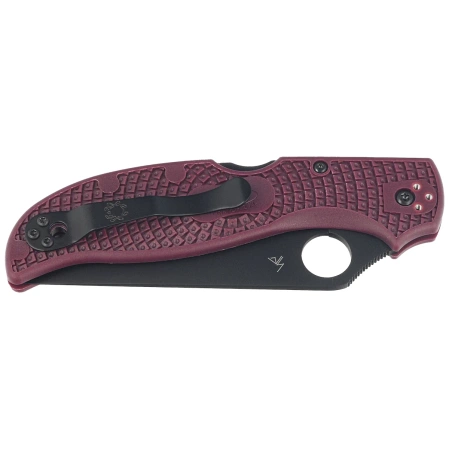 Nóż składany Spyderco Stretch 2 XL Sprint Run Burgundy FRN, TiCN Micro-Melt PD#1 by Sal Glesser (C258BGBKP)