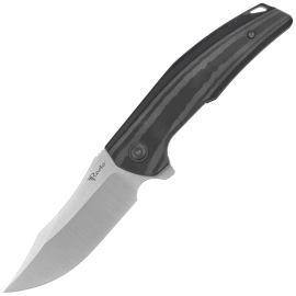 Reate Jack Jr. Knife Black Aluminium, Satin S30V (Jack Jr. BKAL SAT BKAL)