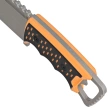 Midgards Messer Njord XXL Black/Orange G10, Stonewashed CPM 3V knife (MM003)