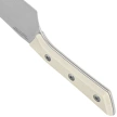 Microtech Santoku 6" Kitchen Knife Ivory G10, Stonewashed M390MK (3200-10IV)