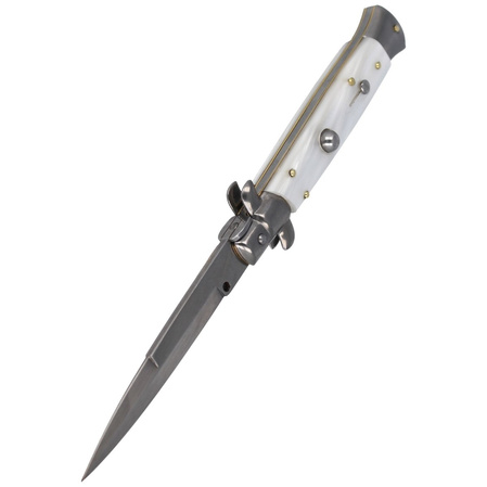 Frank Beltrame Automatic Knife Bayonet Pearl 23cm (FB 23/36B)