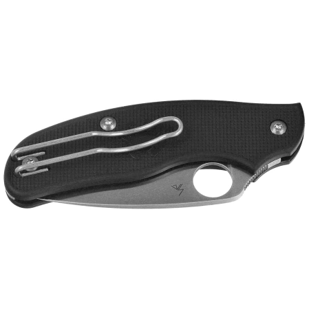 Nóż składany Spyderco Metropolitan Lightweight Black FRN, Satin M398 by Sal Glesser (C213PBK)