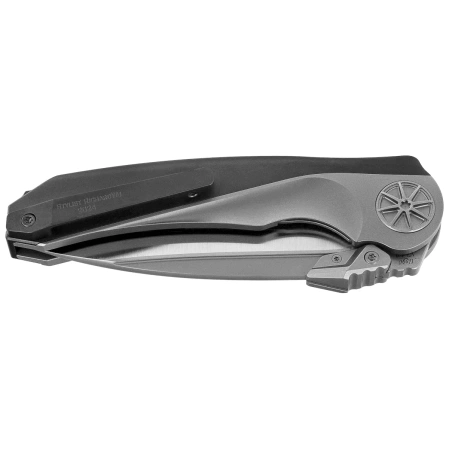 Nóż składany Rike Knife Tissot Black Titanium, Satin M390 (RK-Tissot 1-B)