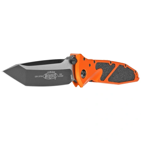 Microtech Socom Elite T/E-M Knife Orange Aluminum, Black M390MK by Tony Marfione (161-1OR)