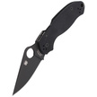 Spyderco Para 3 G-10 Black / Black Blade PlainEdge Knife (C223GPBK)