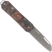 Scyzoryk Fox Vulpis 108 LE No 123/250 Dark Matter Fat Carbon, Super Clean Damascus by Balbach Damast (FX-VPDAM108 DMCO)
