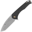 Nóż składany Medford Praetorian Swift FL Flipper Tumbled Tanto, Black Handle, Bronze HW/Clip, S45VN (MKFF2064TT-42TM-T1C1-Q4)
