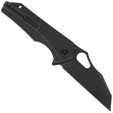 Bestech Operator Knife Black G10, Black Stonewashed D2 (BG36B)