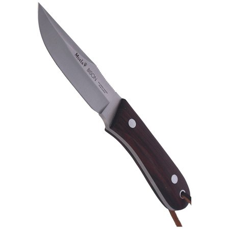 Muela Bison-9NL Palisander Wood Knife, Satin X50CrMoV15