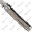 Bestech Tonic Grey Titanium/Green Canvas Micarta, Satin M390 by Colin Maisonpierre Knife (BT2204C)