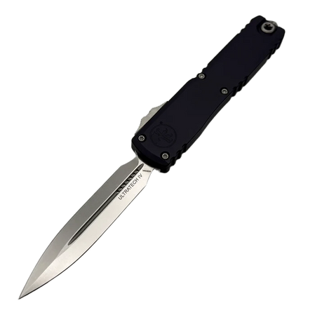 Microtech Ultratech Gen IV D/E OTF Knife Graphite Aluminum, Stonewashed M390MK by Tony Marfione (11224-10GP)