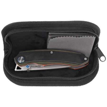 Nóż składany Remette Wild Species GC103 Green/Black G10, Fine Hand Grinding 14C28N (GC103-D)