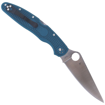 Spyderco Police 4 Lightweight FRN Blue K390 Plain (C07FP4K390)