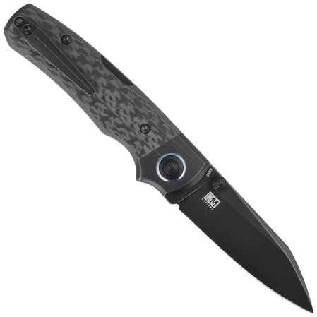 Bestech Tonic Black Titanium/Carbon Fiber, Black Stonewashed M390 by Colin Maisonpierre Knife (BT2204E)