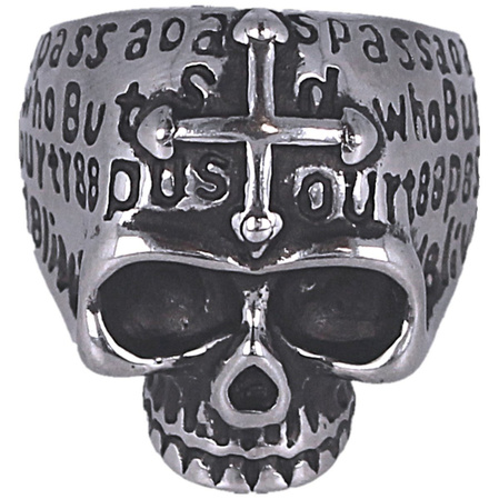 Tole 10 Imperial Skull Cross Ring Ø20 (09984-20)