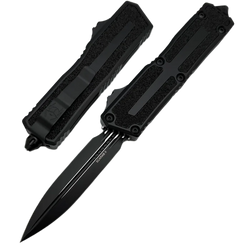 Nóż automatyczny OTF Microtech Scarab II Gen III D/E Black Aluminium, Tactical M390MK by Tony Marfione (1280-1T)