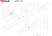 Fuse spring for Hatsan AT44, Airmax, Barrage, BullMaster, Galatian, Hercules, Nova, Predator air rifles (2413)