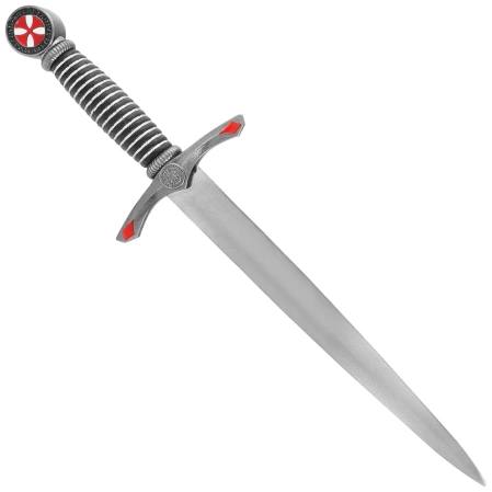 Decor Habitat Templar Dagger Black/Silver ABS, Satin (S0302)