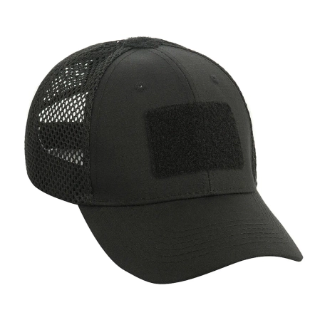 M-Tac Mesh Flex Ripstop BB Cap with Velcro, Black (40570002)