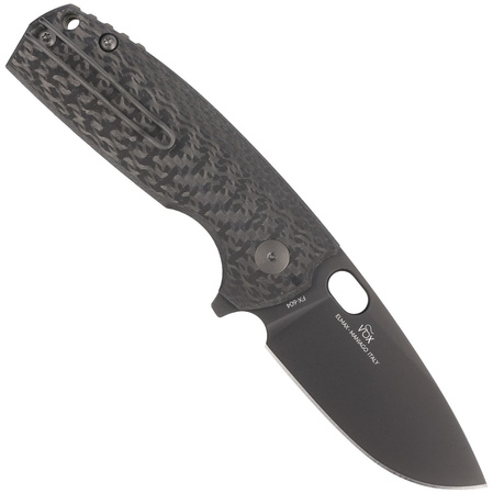 FOX Core Black Carbon Fiber, PVD Elmax by Jesper Voxnæs (FX-604 CF)