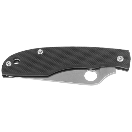 Spyderco Grasshopper Knife Black G10, Satin 12C27 (C138GBKP)