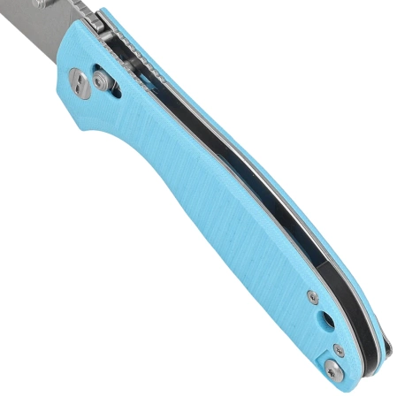 Bestech Liger Knife Light Blue G10, Stonewashed D2 by Keanu Alfaro (BG61D)