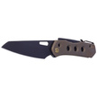 WE Knife Vision R Bronze Titanium, Black Stonewashed CPM 20CV by Snecx Tan (WE21031-4)