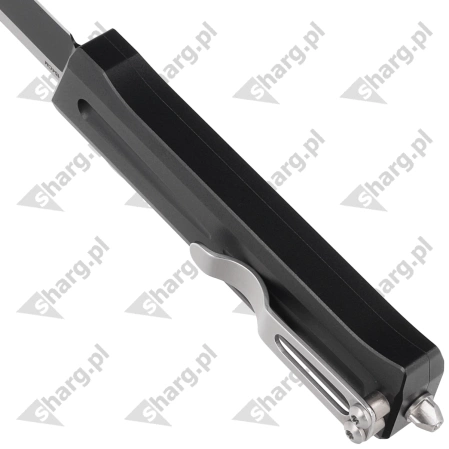 Nóż automatyczny OTF TacKnives TAKCOM Stinger DP Black Aluminum, DLC 154CM