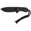 Civivi Elementum Fixed Tactical Knife Black G10, Black Stonewashed D2 (C2105A)