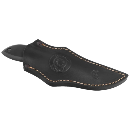 Spyderco Moran Upswept Sprint Run Knife Black FRN / Kraton, Damascus by Bill Moran (FB01PGYD)