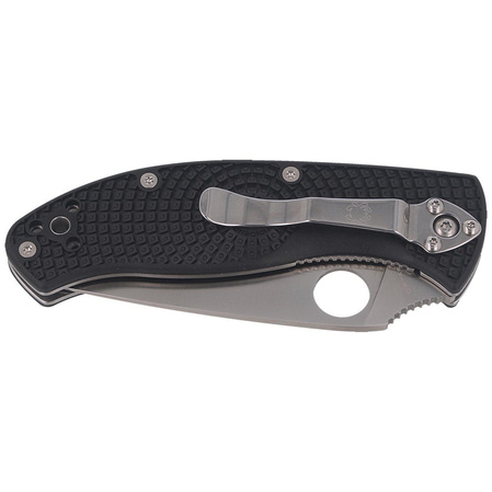 Nóż składany Spyderco Tenacious Lightweight Black FRN, Satin 8Cr13MoV by Eric Glesser (C122PBK)