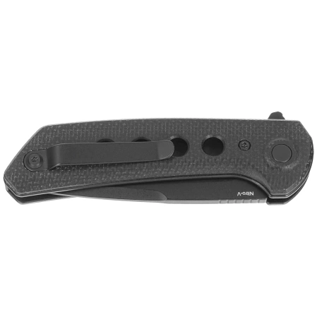 Nóż składany Reate PL-XF-2 Black Micarta/G10 Inlay, Black PVD Nitro-V